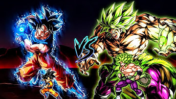 Goku Blizzard OP (all form) (New) VS Broly DBS OP in Jump Force Mugen