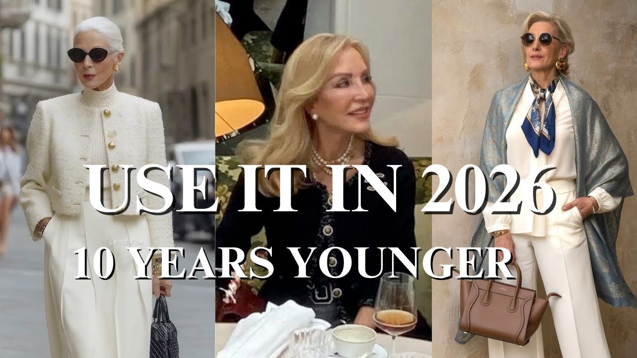 LOOK 10 YEARS YOUNGER IN 2026 WITH THESE LOOKS | FRENCH WARDROBE to look 10 years younger!
