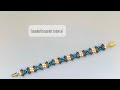 Beaded bracelet tutorial. Beads bracelet making. DIY