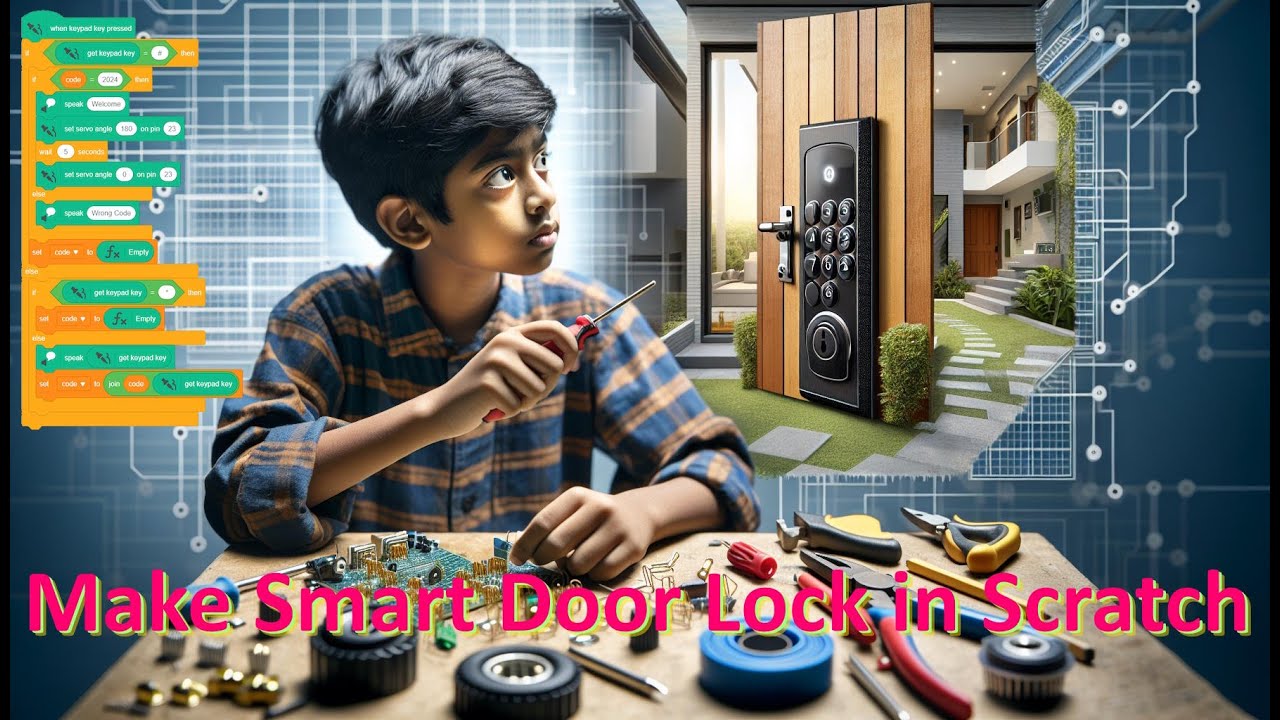 🔒 Create your own DIY Membrane Keypad based Key Access Smart Door Lock ...