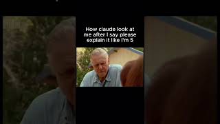 Claude after I say use simple words...  #ai #coding #memes #humor