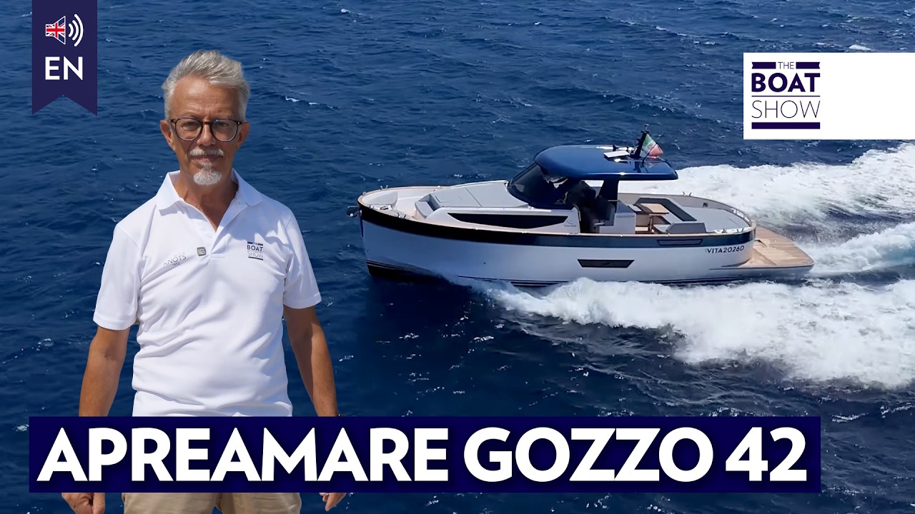 [ENG] NEW APREAMARE GOZZO 42: Sea Trial, Interior Tour & Performance – The Boat Show