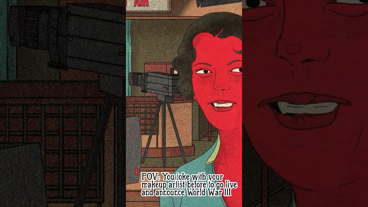 You joke with your makeup artist before you go present the news