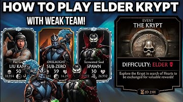 Best Tips! How To Play Elder Krypt With Weak Team? - Mk Mobile
