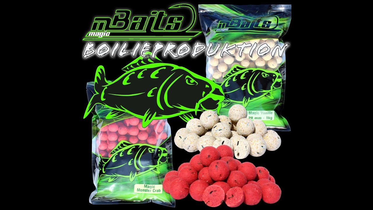 Magic Baits Boilie Produktion Karpfenköder Boilies herstellen Boilievideo