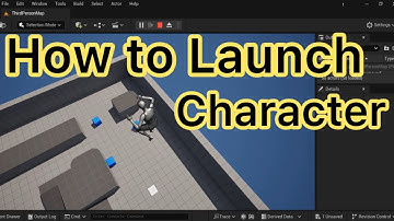 How to Launch a Character Such as Making a Character Jump - Unreal Engine Blueprints UE5