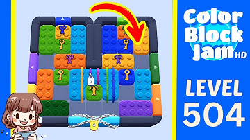 Color Block Jam Level 504 Solution Walkthrough