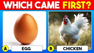 Which Came First Quiz 🥚🐔 | Fun Trivia Challenge | Test Your General Knowledge!