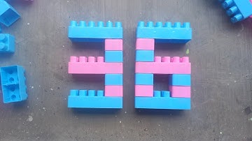 Satisfying diy number Thirty-six / ASMR Building blocks lego