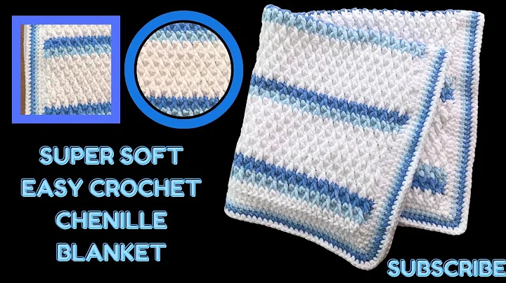 🧶Easy Crochet Chenille Blanket #crochet | Crochet Rocks🤘