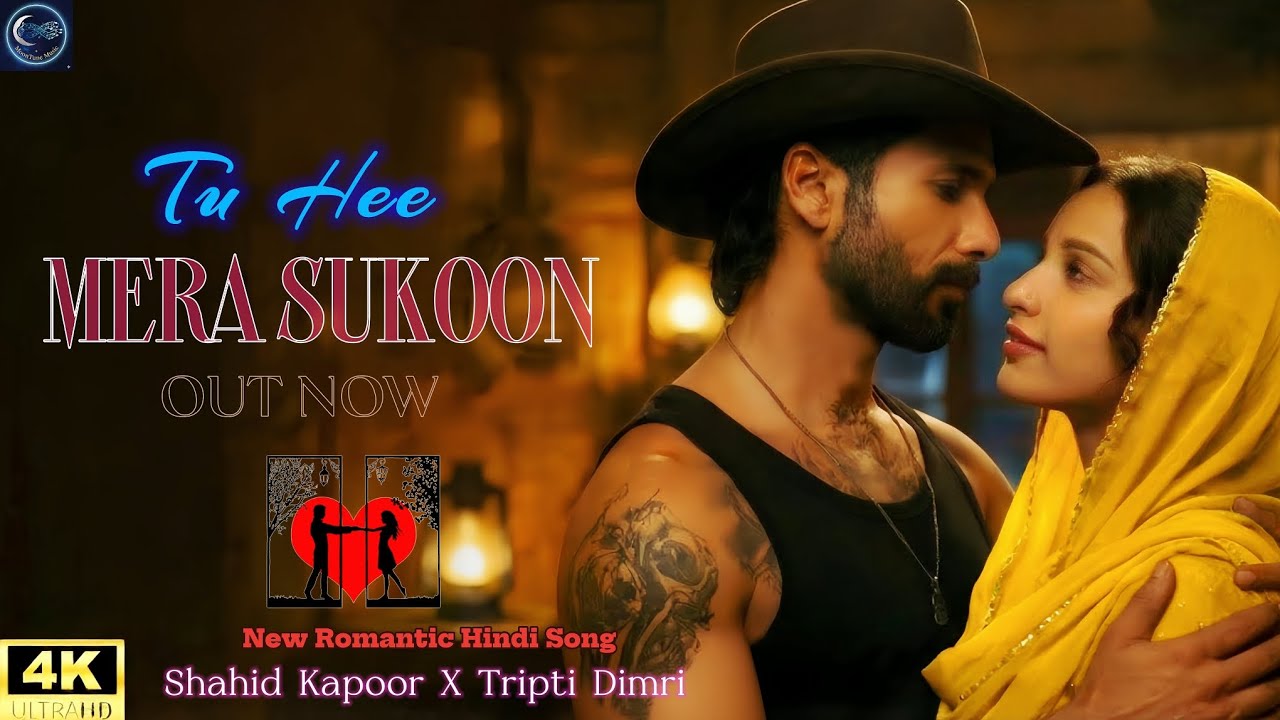 Tu Hee Mera Sukoon 💞 | O' Romeo | Bollywood New Hindi Songs 2026 | Shahid Kapoor & Tripti Dimri 