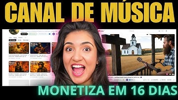 O Futuro da Música: Canal Feito com IA e Monetizado!
