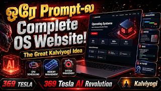 ஒரே Prompt-ல Complete OS Website! | The Great Kalviyogi Idea | 369 Tesla AI Revolution