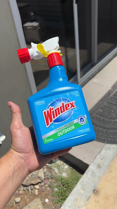 Windex Outdoor Cleaner: Tackling Tough Outdoor Messes with Ease #windex #windows #windowcleaning