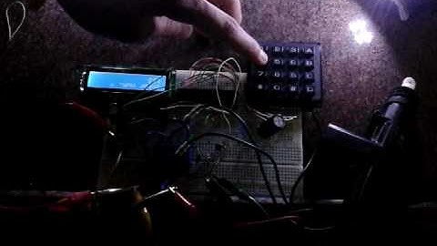 Control Solenoid Cylinder By password (PIC16f877a+LCD+Keypad+Solenoid)