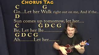 Video thumbnail of "Let Her Cry (Hootie & The Blowfish) Ukulele Cover Lesson in G with Chords/Lyrics"
