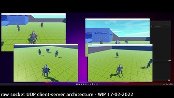 Unity - UDP Networking Unity demo (WIP 17-02-2022)