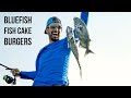 Afternoon Bluefish Beach Bite - Catch N Cook | Fish Cake Burgers