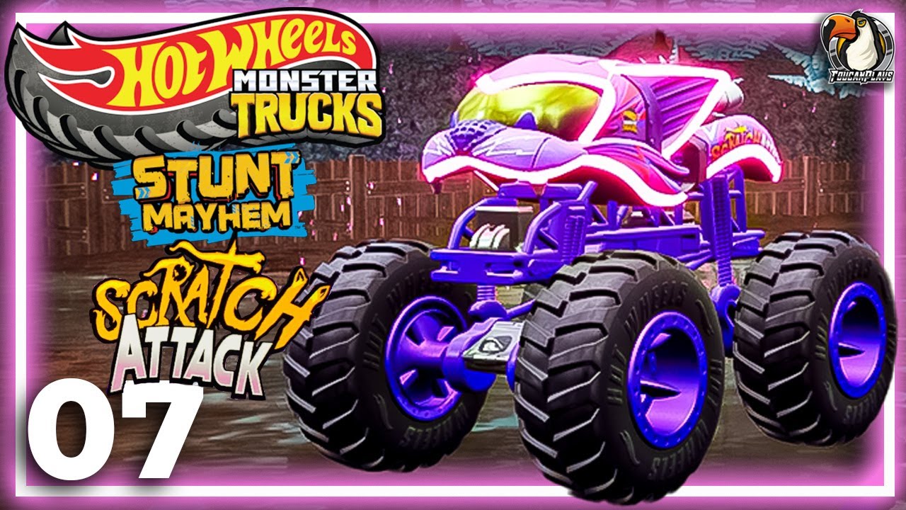 Scratch Attack & the Alligator Loop! 🐊 Hot Wheels Stunt Mayhem - YouTube