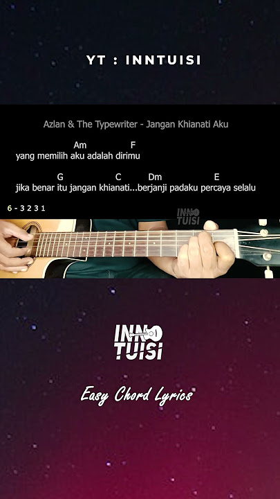 CHORD GITAR JANGAN KHIANATI AKU ❤️‍🔥 VIRAL #shorts