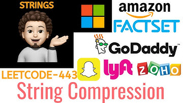 String Compression | Amazon | Snapchat | Microsoft |  Leetcode 443