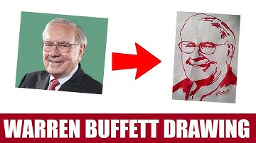 Warren Buffett Drawing | Warren Buffett Drawing Step By Step | #BiswajitArtHub #WarrenBuffett