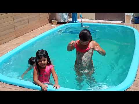 1 Video na piscina kkkkkk