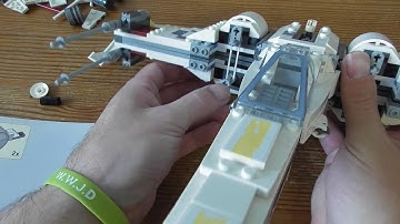 Building Lego Star Wars X Wing Starfighter SET 75218 PART 3