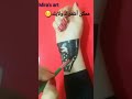 أستكرات نقش حناء أسود جميل وأنيق Beautiful And Elegant Black Henna Stickers 