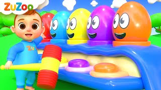 सरप्राइज़ एग्स बच्चों का गीत | Surprise Eggs Kids Song – Hindi Rhymes | ZuZoo Hindi