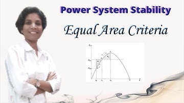 Equal Area Criteria | Power System Stability | Power System Analysis | BIT Durg | CSVTU