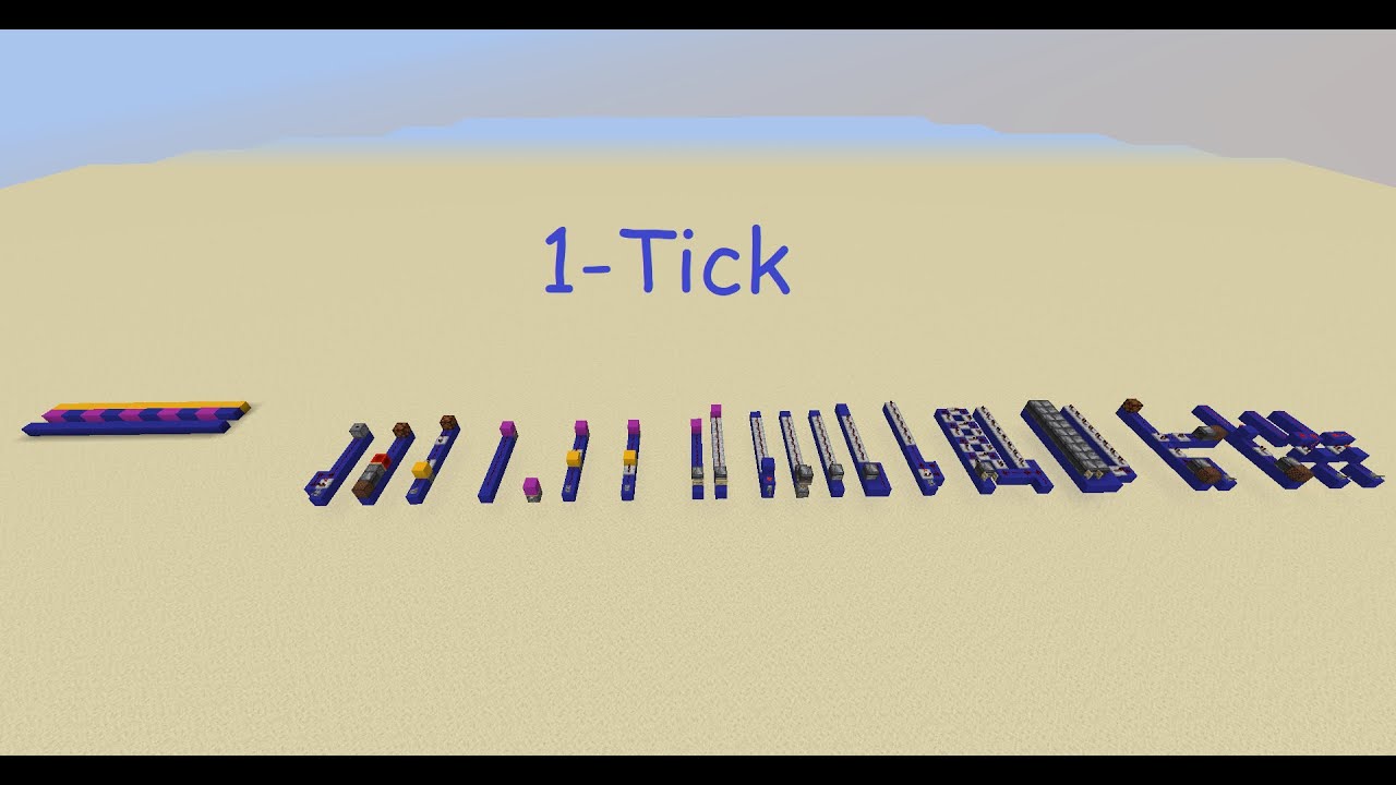 1 Tick, Tutorial, Minecraft, Redstone - YouTube