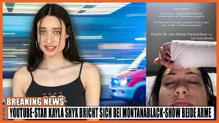 YouTube-Star Kayla Shyx bricht sich bei MontanaBlack-Show beide Arme