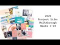 2020 Project Life: Walkthrough Weeks 1-26