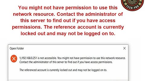 You might not have permission to use this network resource. Contact the administrator of this server