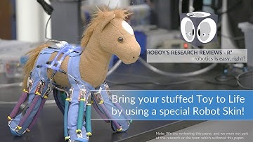 Bring your stuffed Toy to life by using a special Robot Skin I R3 Roboy