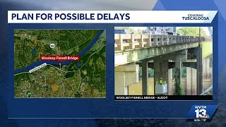 Woolsey Finnell Bridge inspection in Tuscaloosa may cause lane closures