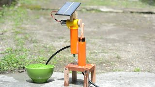 make  solar water pump