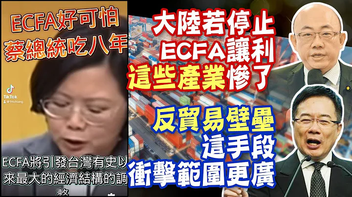 【每日必看】陆若不让利 我恐区域与两岸经贸整合皆落空｜大陆若停ECFA...政府老是搬出"投诉WTO" 李永萍:不愿面对危机 20230821 @CtiNews - 天天要闻