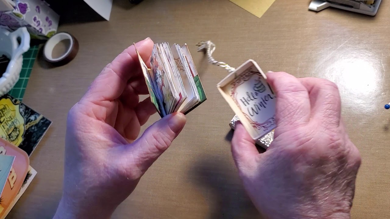 Matchbox ornament journal YouTube