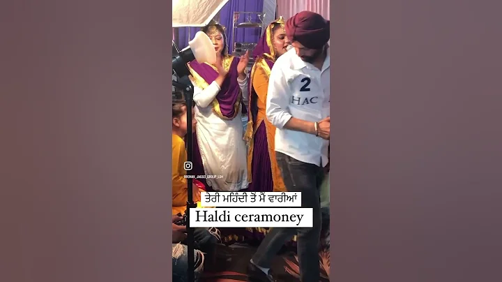 Haldi ceramoney | Ronak jaggo group | any inquiry 9855347144 booking All India 🇮🇳 #shot #viral