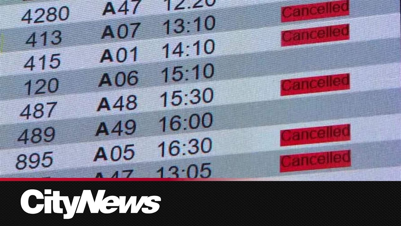 Thousands stranded as Canadian airlines cancel Mexico flights