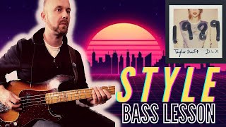 Style - Bass Lesson // Taylor Swift Resimi