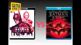 ▶ Comparison of Batman and Robin 4K (4K DI) HDR10 vs Regular Version