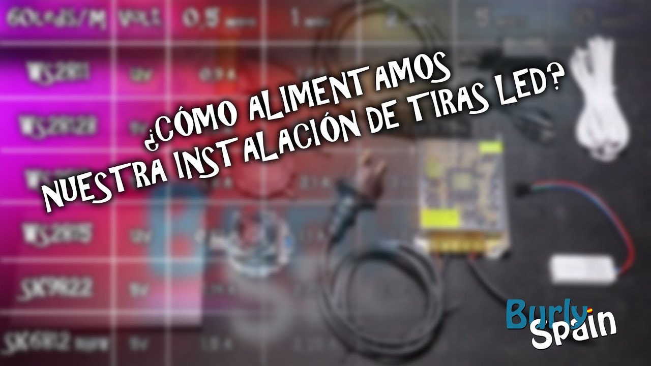 ¿Damos corriente? Alimentación de tiras LED
