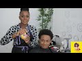 Big Chop into Protective hairstyle  featuring  Jus Curls  product line