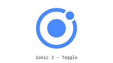Ionic 3 - Toggle