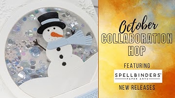 #SpellbindersOct23Collab | Shaker Snow Globe Featuring Spellbinders & Simon Hurley