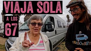 A los 67 deja al marido, COMPRA UN CAMPER y CRUZA USA SOLA para viajar por México en caravana T11E1