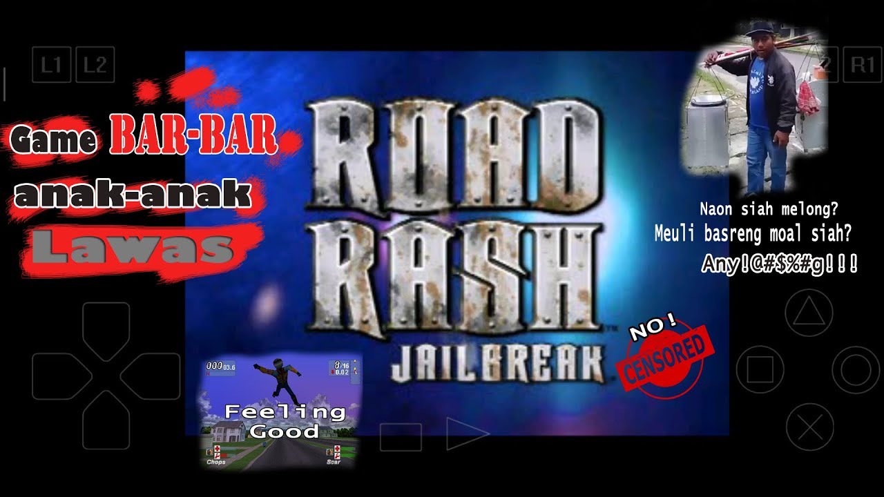 Game Road Rash PS1 - EXE TOXIC - YouTube